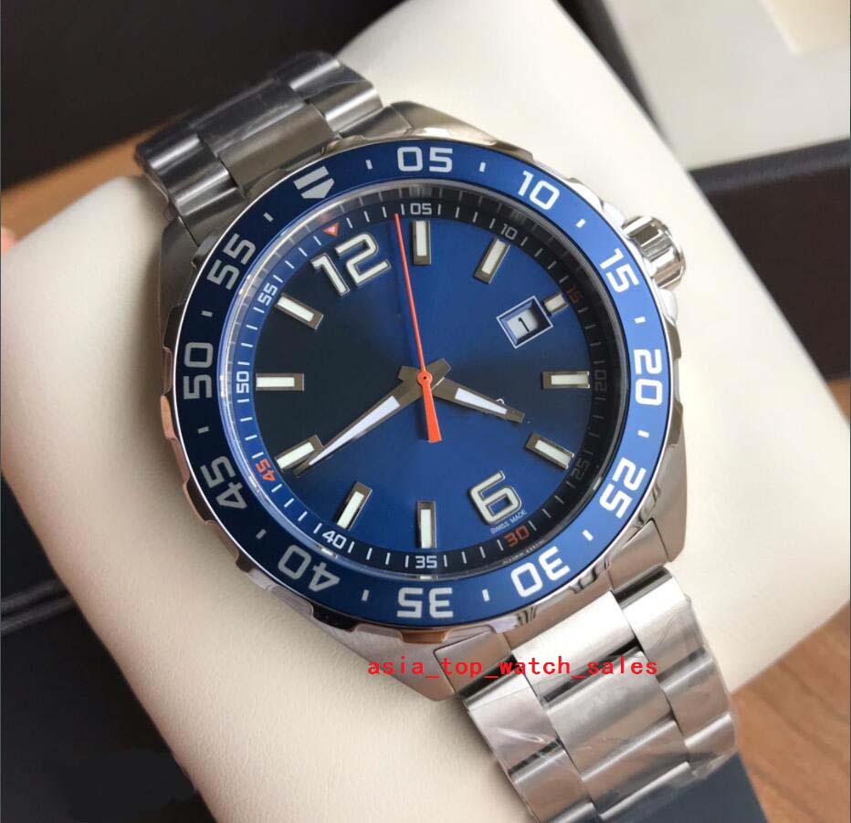 

Super classic multi style men Wristwatches 41mm Ceramic bezel 2813 Movement Auto Date Sapphire Luminous Refined steel strap F1 mechanical Men's Wristwatches