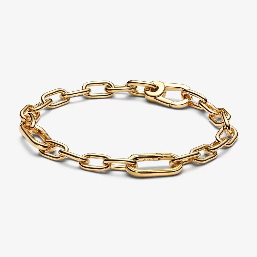 

Women Party Jewelry Silver charm Bracelets Cuban Link Chain DIY fit Pandora designer Bracelet