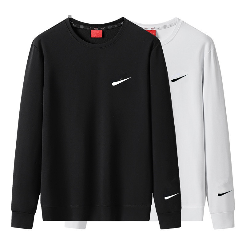 

New for Spring and Fall 2022 Men's Hoodies Sweatshirts Round Neck Trend Embroidered Standard Sport Loose Jacket Men's Wear, Aspic