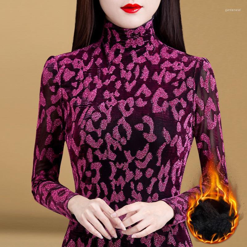 

Women's Blouses Turtleneck Autumn Winter Women's Long Sleeves Top Blouse Women Blusas Ropa De Mujer, Black