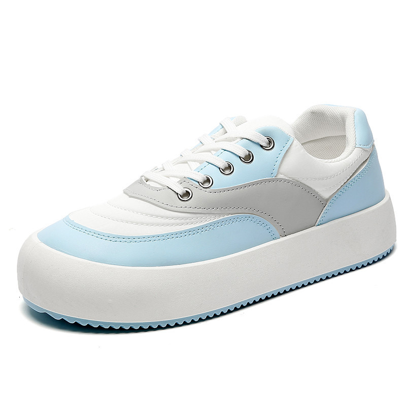 

Dress Shoes Chunky Sneakers Men Fashion Vulcanized Lace up Casual Footwear Platform for White Tenis Masculino 221207
