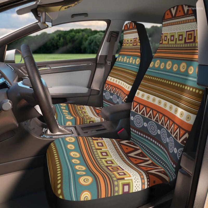 

Car Seat Covers Boho Hippie Accessory Retro Mod Decor Vehicle Van Cover Gift Hippy