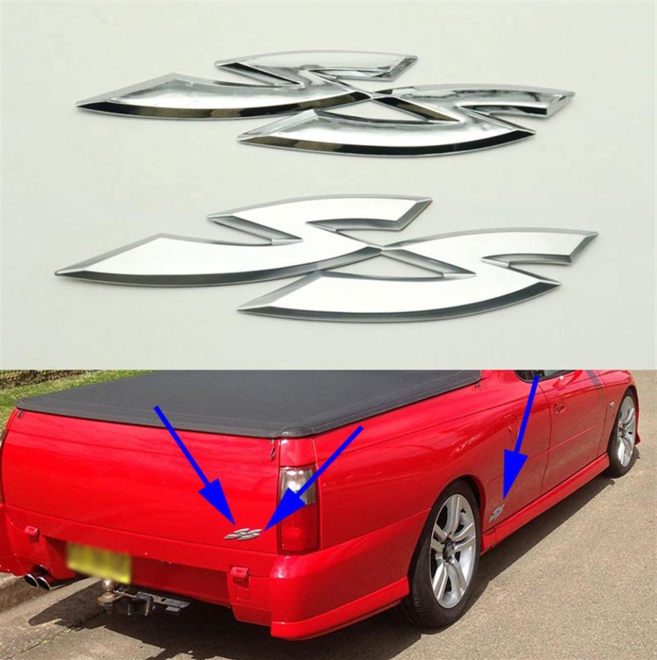 

For Holden Commodore VY VZ SS Emblem Car Logo Sticker Silver Letter Auto Badge Nameplate274F5021370
