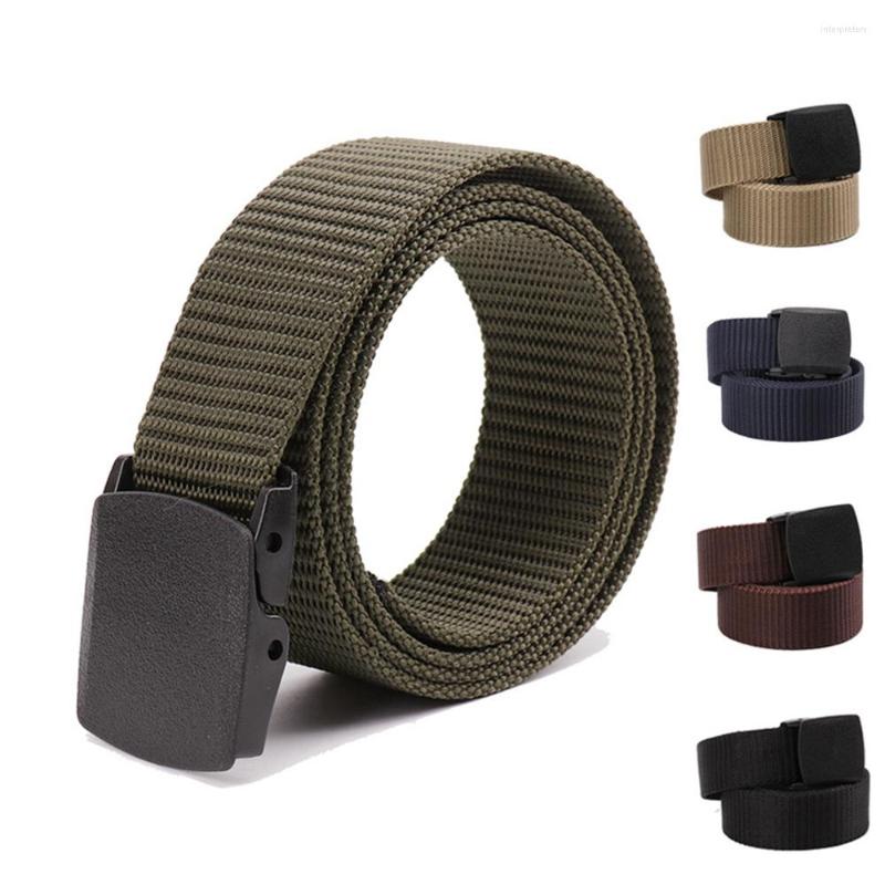 

Belts Automatic Buckle Nylon Belt Male Army Tactical Mens Military Waist Canvas For Woman Gifts, Brown