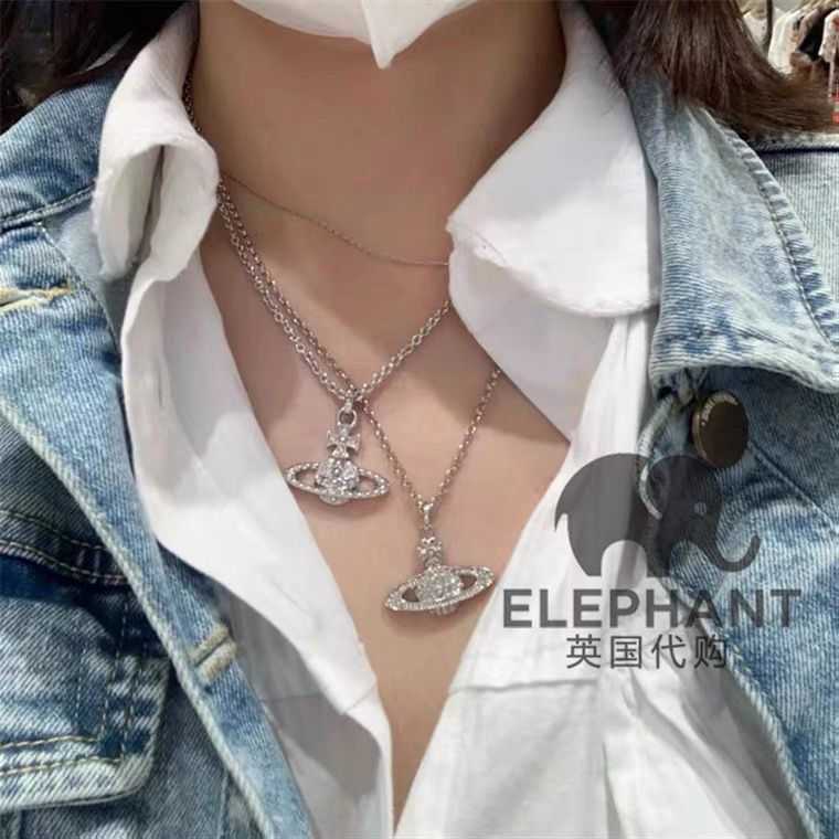 

Designer viviana necklaces Classic Western Empress Saturn Necklace Girl
