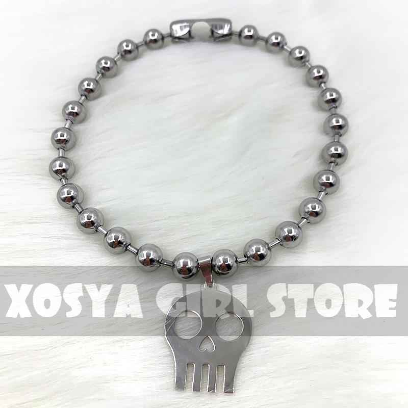 

Choker Chokers Fashion Digital Pendant Necklaces Women Hip Hop Jewelry 2022 Personalized Long Bead Chain Silver Necklace Ladies Gifts CL122