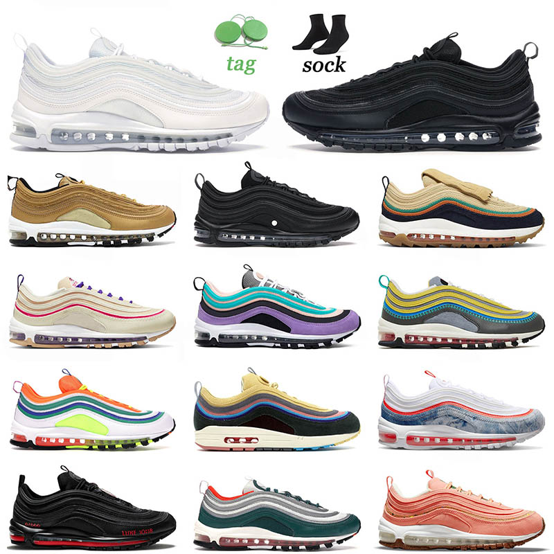 

MSCHF x INRI Jesus 97 Flat Running Shoes 97s Overbranding Black Washed Denim Halloween Undefeated UCLA Bruins Light Blue Airs Womens Sneakers Max Mens Trainers, B33 40-45 washed denim