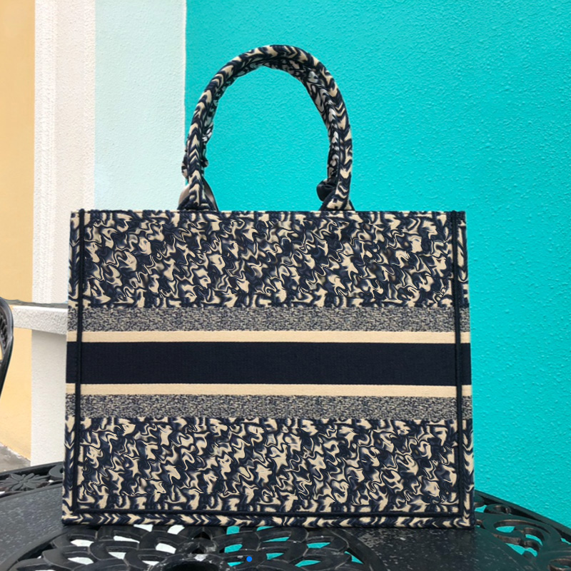 

Luxury Designers the tote bag Top Original Totes Bag Tiger Embroidery BOOK Handbag TOTE Women's Classic Handle Laptop Large Capacity Shopping Bag Commuting Canvas t2, #35 weave