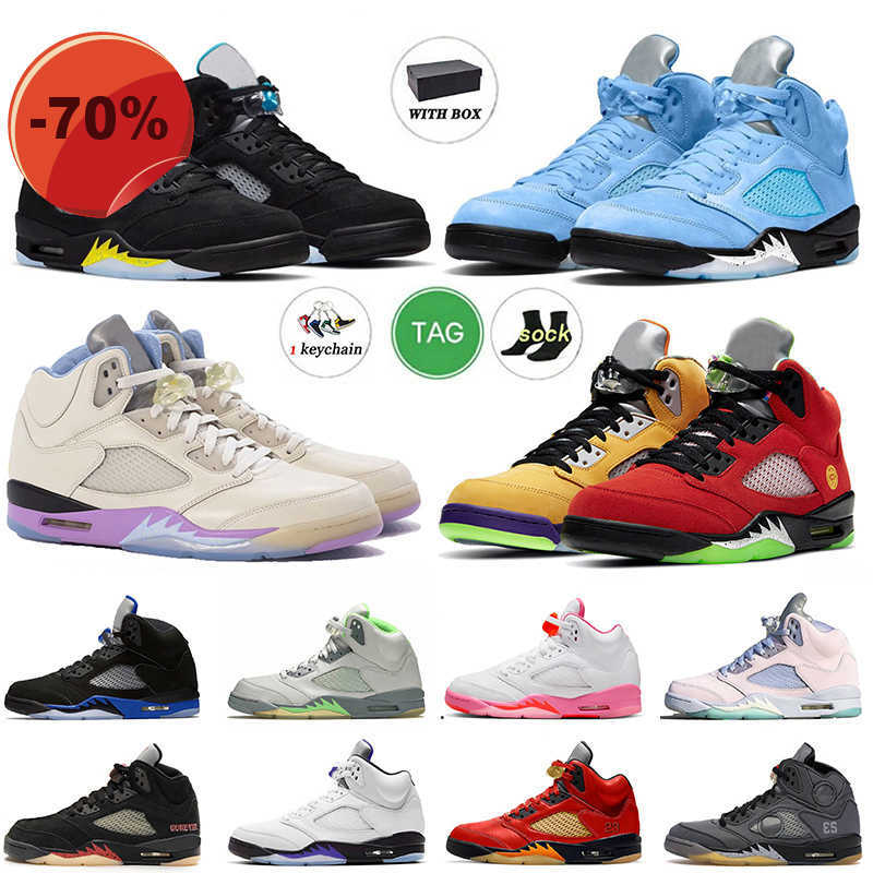 

High shoes new 2023 with box jumpman 5 basketball shoes dJ khaled mens women og 5s sneakers us 13 offs white unc aqua nior pinksicle mars for her sail, C50 quai 54 white 40-47