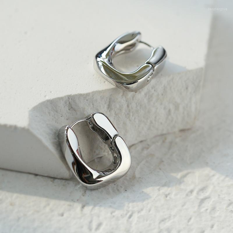 

Hoop Earrings Timeless Wonder Brass Geo Twist For Women Designer Jewelry Punk Goth Prom Top Fashion Korean Neat Unique 6462