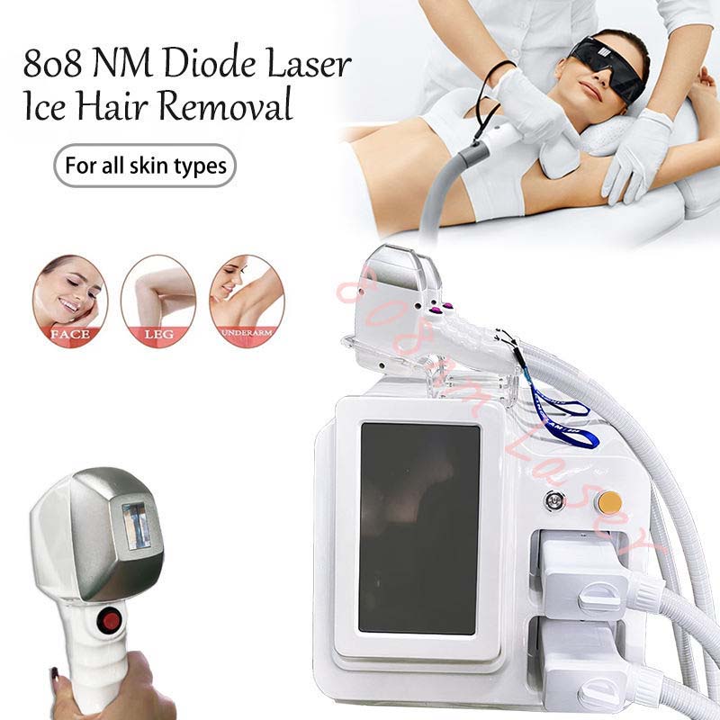 

2023 NEW 755nm 808nm 1064nm Diode Laser Hair Removal Machine 3 Wavelength Skin Care Face Body Machine
