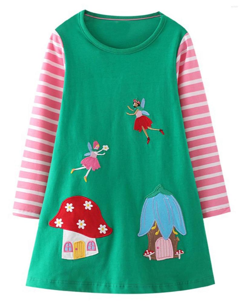 

Girl Dresses Girls Hooded Dress Striped Autumn Winter Kids For Clothes Baby Hoodies Princess Toddler Clothing, 104