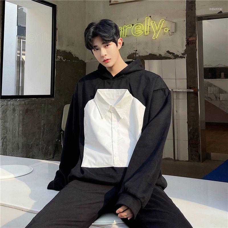 

Men's Hoodies Neploha Casual Loose 2022 Fashion Woman Hooded Sweatshirts Graphic Printed Male Clothing Orean Style, Black