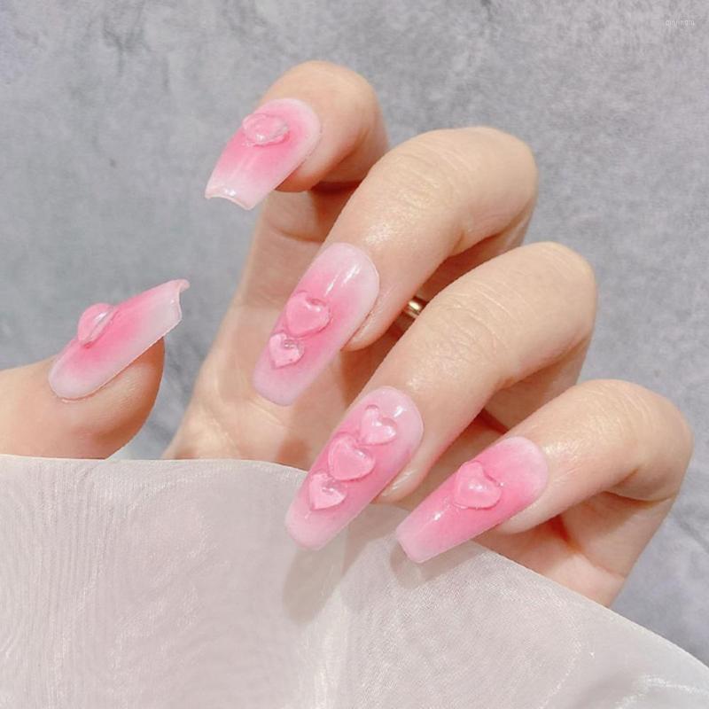 

Nail Art Decorations 100Pcs/Bag Accessories Flexible Fine Workmanship Resin 3D Heart Shape DIY Charm For Home