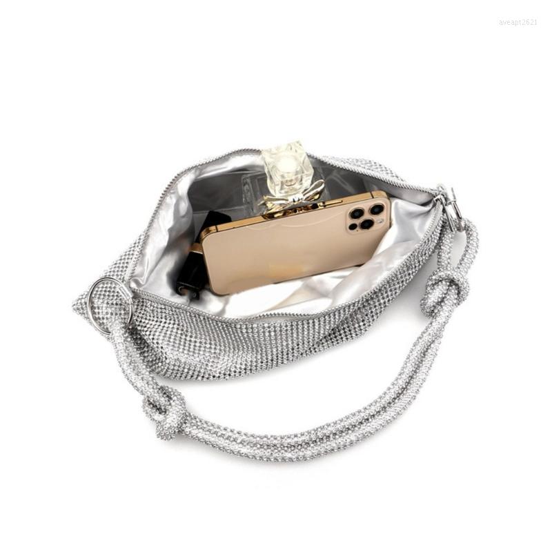 

Evening Bags Shoulder For Women Underarm Bag Retro Hobo Purse Fashion Handbag Zipper Closure, Black