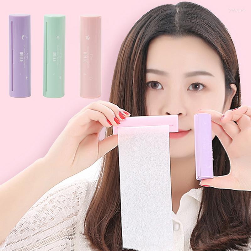 

Makeup Sponges 5M Facial Oil Blotting Sheet Paper Cleaning Control Absorbent Roller Make Up