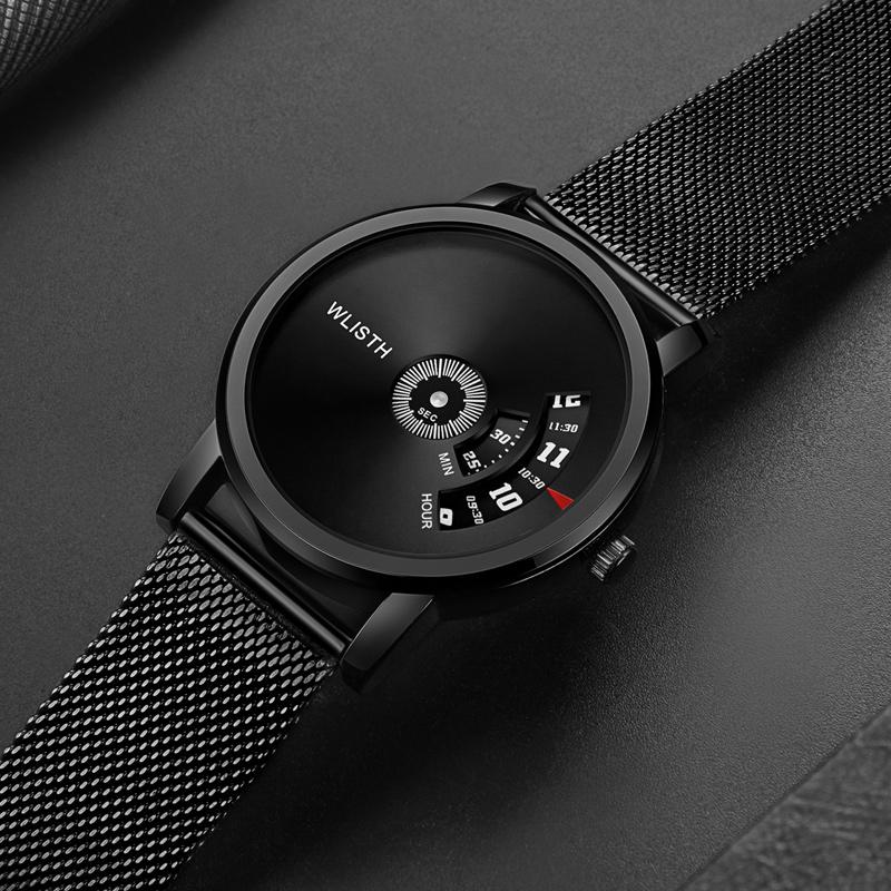 

Wristwatches Mens Watches Top Stainless Steel Casual Quartz Wristwatch Men Sport Waterproof Clock Watch For Luminous, Nwlss956white