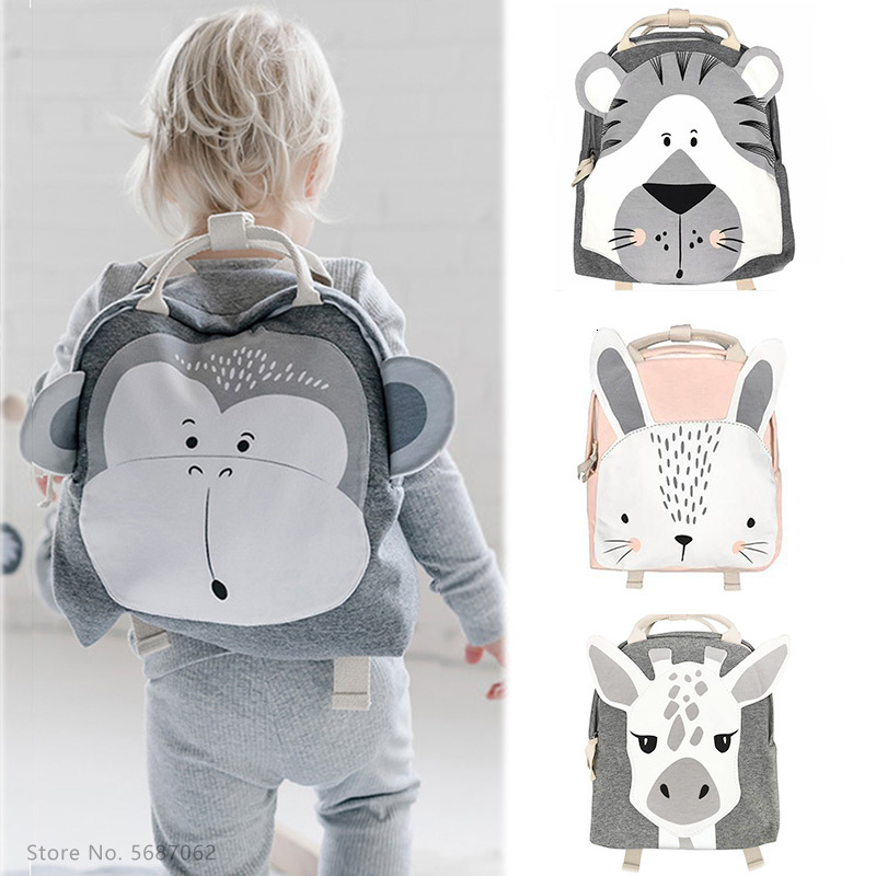 

Backpacks Baby Plush 38 Yrs Bags Cartoon Animal Childrens Schoolbag Snacks Toys Storage Bag Room Decoration 221208, Giraffe