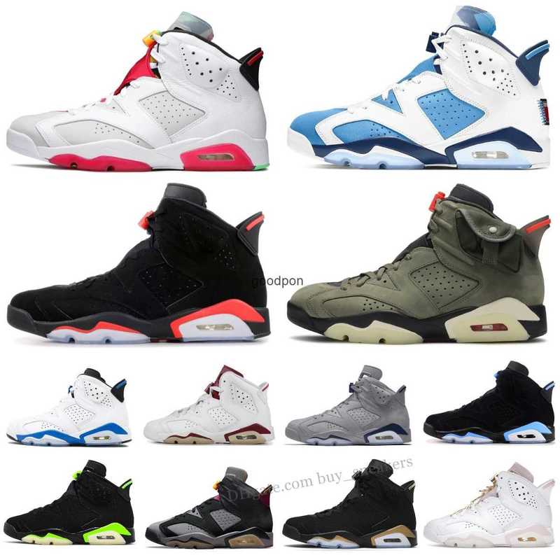 

Mens 6s basketball shoes lnfrared jumpman 6 Metallic Silver Red Oreo UNC Midnight Navy British Khaki Olive Maroon Hare Bordeaux DMP mens, 6017