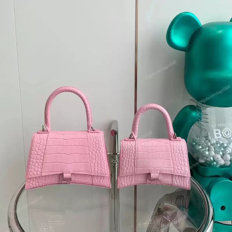 

Classic All-Match Alligator Hourglass Bag Lady Crocodile Pattern Shoulder Bags Fashion Women INS Messenger Handbags Casual Personality Crossbody Handbag Totes, Box