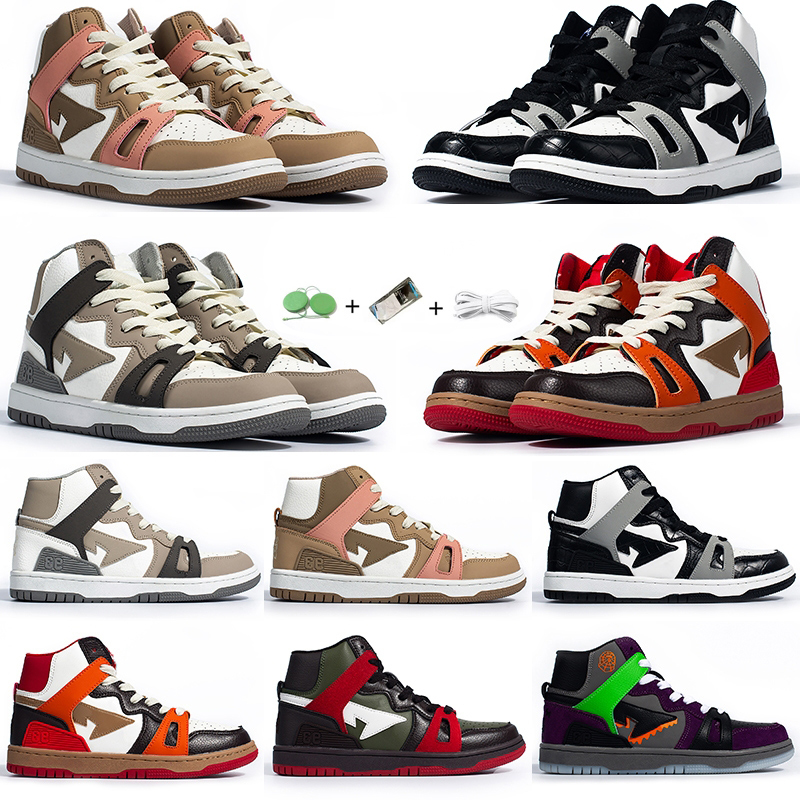 

Casual Shoe Bapestas Sta 93 High Men Women Running Shoes Black Light Grey Brown Halloween Olive Green Red Orange Ape Mens Classic Outdoor Trainer Sport Sneakers 36-45, Color#4