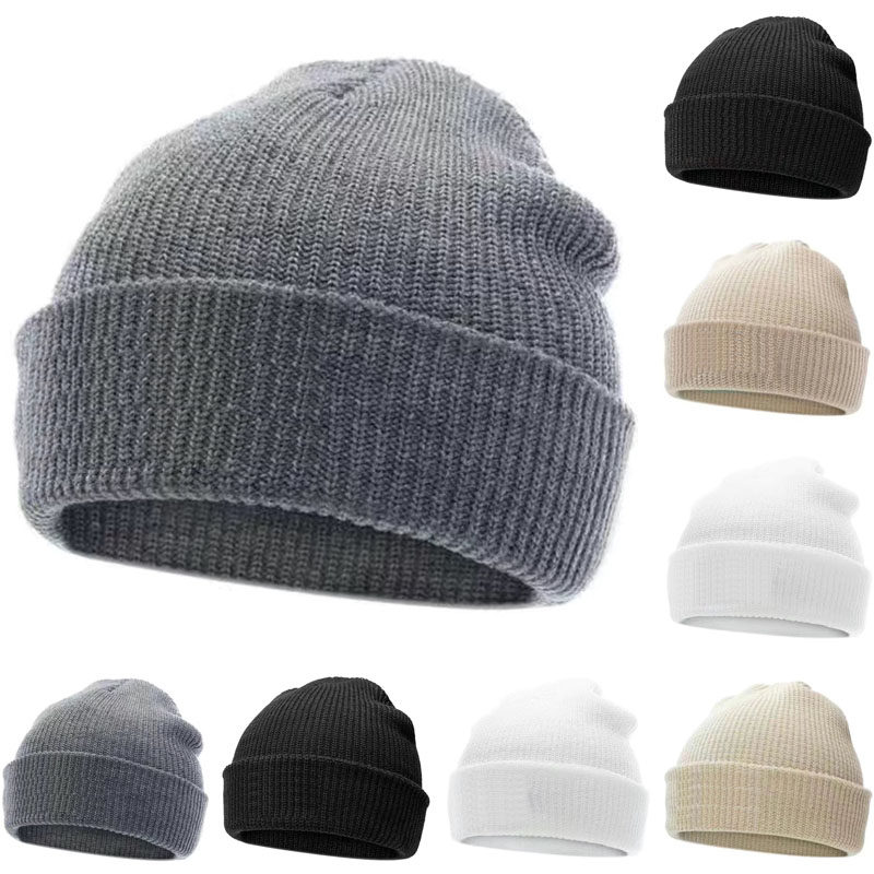 

2023 Luxury Knitted neutral Hat Brand Designer Beanie Cap Men Women Autumn Winter Wool Skull Caps Casual Fitted Fashion For Lovers, Color 6
