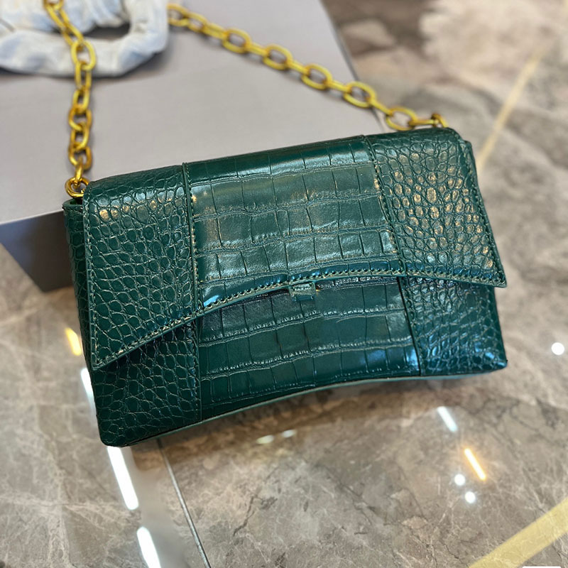 

Hobo Underarm Shoulder Cross body Chain Bags Downtown Alligator Shopping Women Handbags Crescent Vintage Bag Waterproof Handbag purse Adjustable straps, Blue