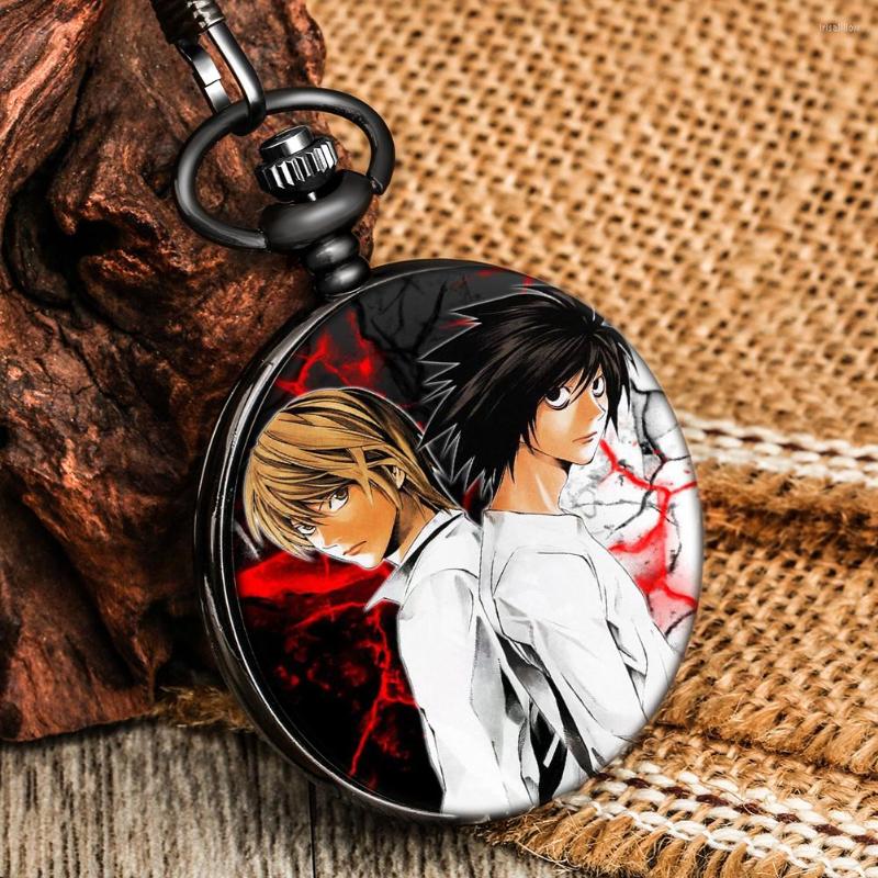 

Pocket Watches Personality Alloy Case Watch Men Gift Quartz Movement Cartoon Printed Surface Clock The Christmas, Pocket watch c1