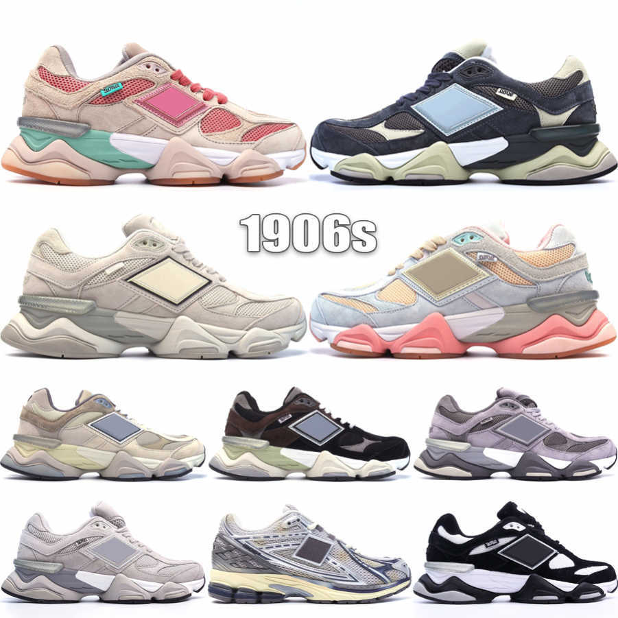 

Top Quality 9060 Joe Freshgoods Men Women Running Shoes Suede 1906R Designer Penny Cookie Pink Baby Shower Blue Sea Salt Outdoor Trail, #09 black white