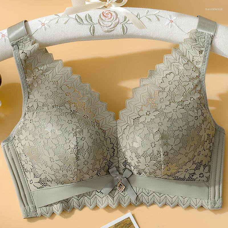 

Bras Women Push Up A B Cup Bra Bust Looks Bigger Bralette Large Size Top Lingerie, Black