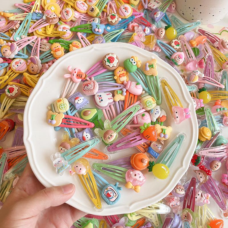 

Hair Accessories 10PCS Random Style Barrettes Children's Korean BB Clip Baby Bang Headdress Girl's Hairpin Pin