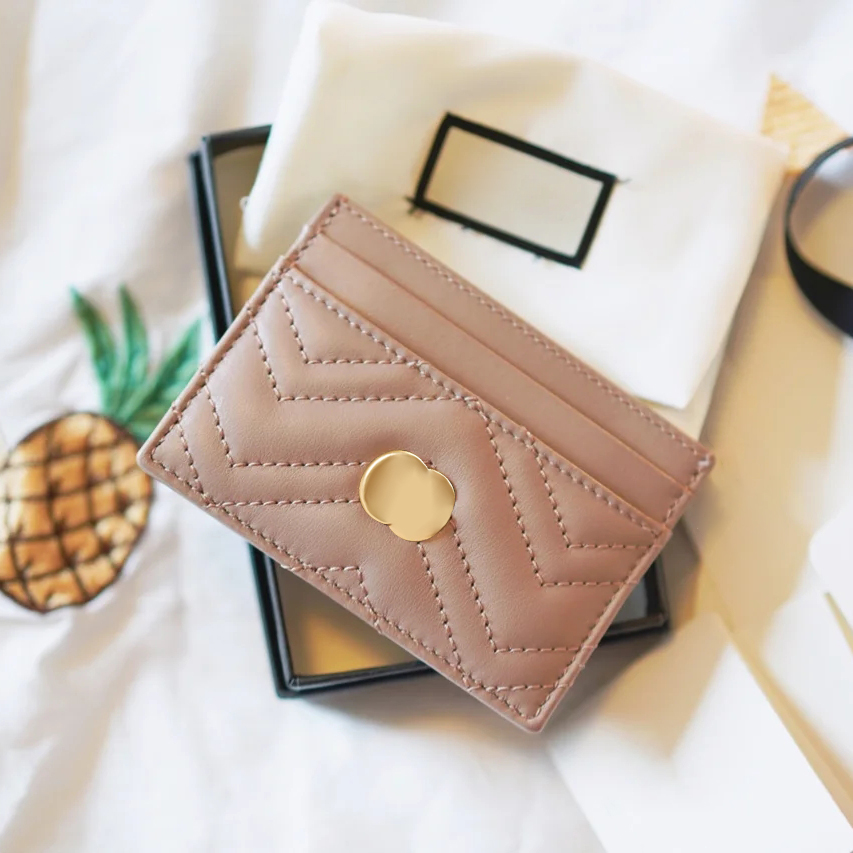 

Key Wallets Card Holder Genuine Leather Luxurys Designers Marmont G purse Fashion Womens men Purses Mini Wallet Bag Charm pocket organizer card case keychain pouch, Nude-g