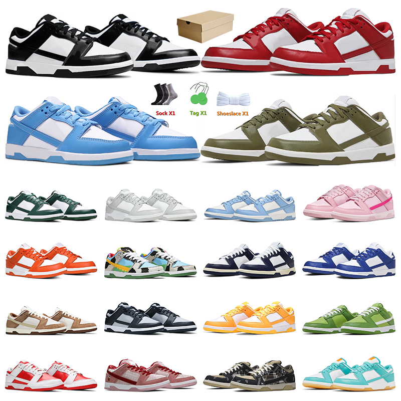 

Big Size 36-47 mens skateboard shoes Panda Grey Fog Michigan Green UNC Coast Syracuse Medium Olive Kentucky outdoor sneakers men women sports trainers GAI, 35 green bear
