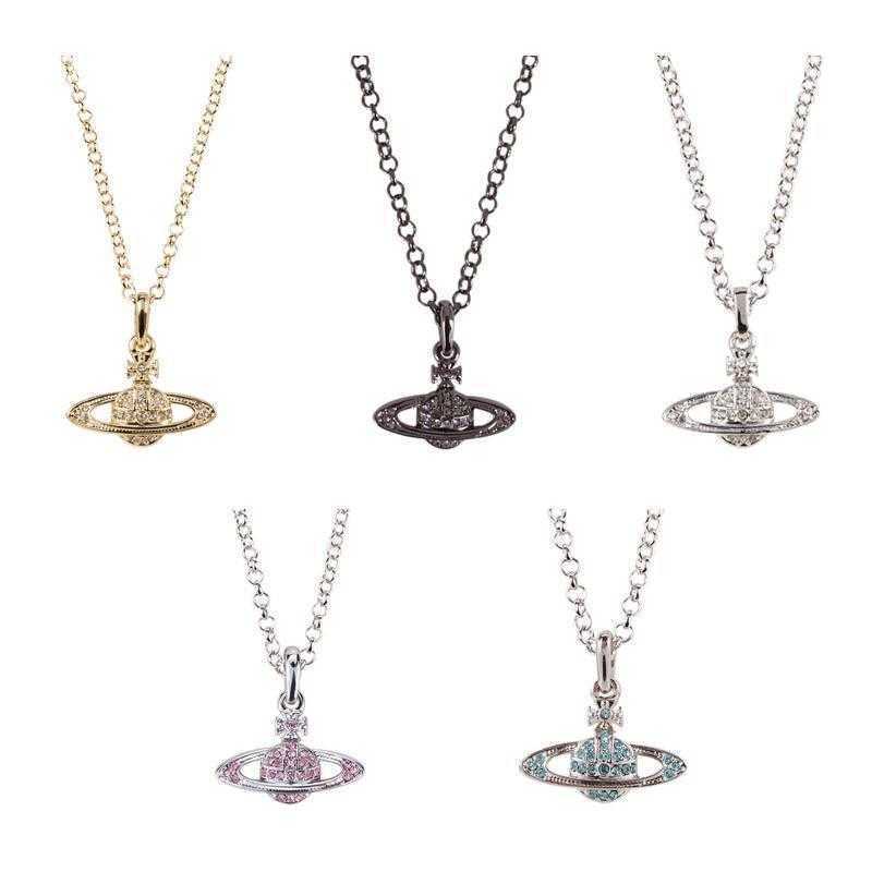 

Designer vivina necklace Empress classic shiny little Saturn Necklace punk