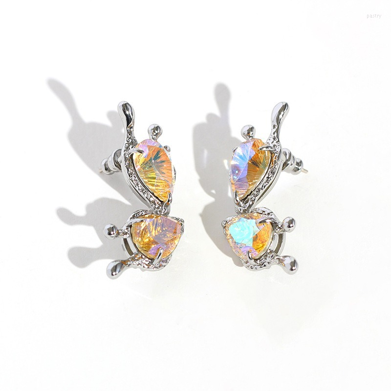 

Stud Earrings Timeless Wonder Fancy Zirconia Geo For Women Designer Jewelry Runway Ins Gorgeous Bride Gift Rare Top 6345