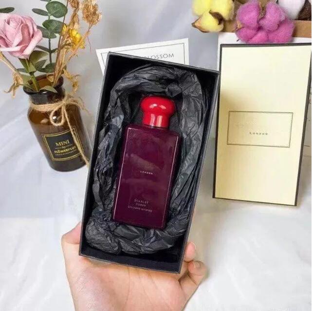 

Jo London Malong Perfume Scarlet Poppy Cologne Intense 100ml Blossom Flower Floral Fruit Fragrance long lasting time Spray Red Bottle Parfum