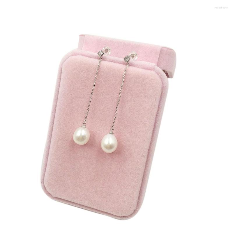 

Stud Earrings Nature Freshwater Pearl 925 Silver Thread Earring 6 Cm Long Fashion Est Design Wholesale Price