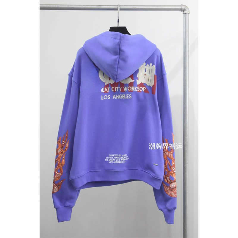 

Plus size hooded sweater mens sweatshirt am designer hoodie letter 3d embroidery hoody men Hip Hop pullover jacket women oversize hoodies, Purple
