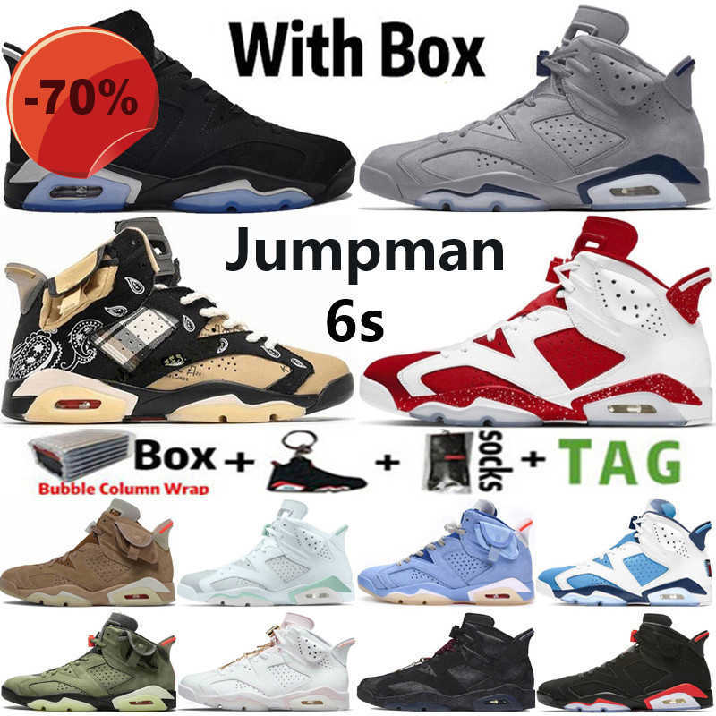 

High shoes 2022 TOP Quality Jumpman 6 OG 6s Georgetown Oreo Mens Basketball Shoes Metallic Silver Mint Foam Electric Green DMP UNC Men Women Sneakers