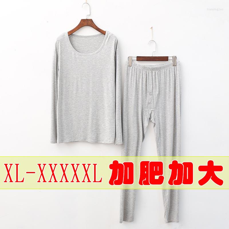 

Men's Thermal Underwear Long Johns Oversized Largo Men Sets Clothes For Set Mens Clothing Comfortable Thin Modal, Black