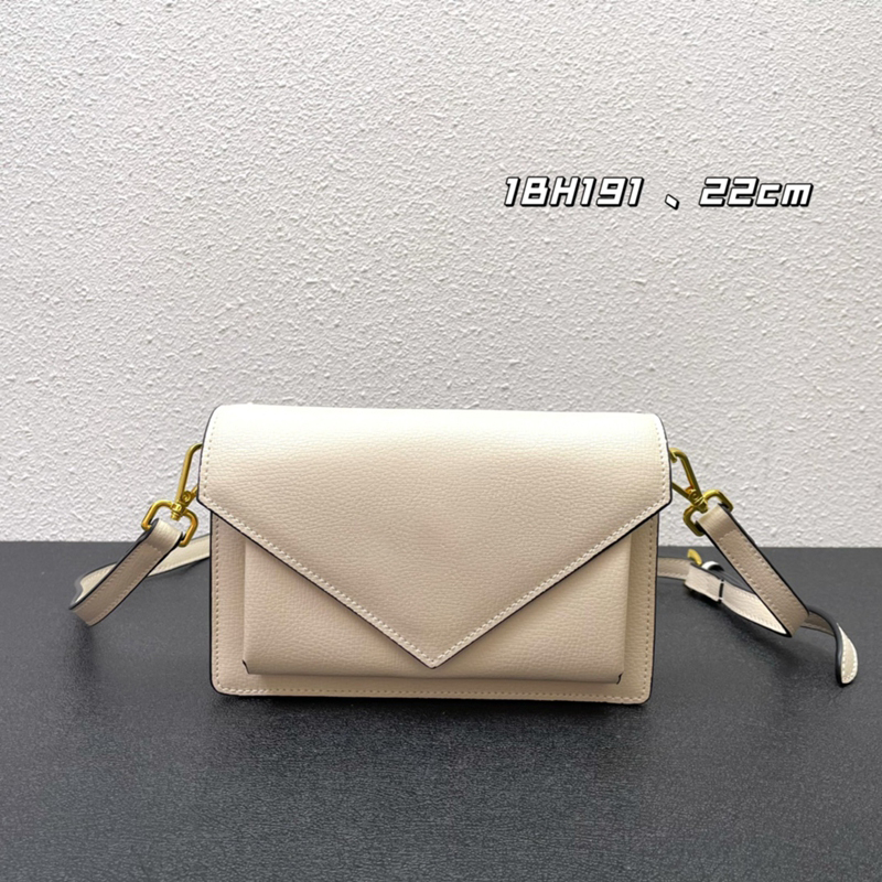 

Designer Bag Handbag Lambskin Nylon Lining Shoulder Bag Ladies Messenger Leather Strap Flap Buckle Soft Fashion Luxury New 2022, #6 size:22x15x6cm