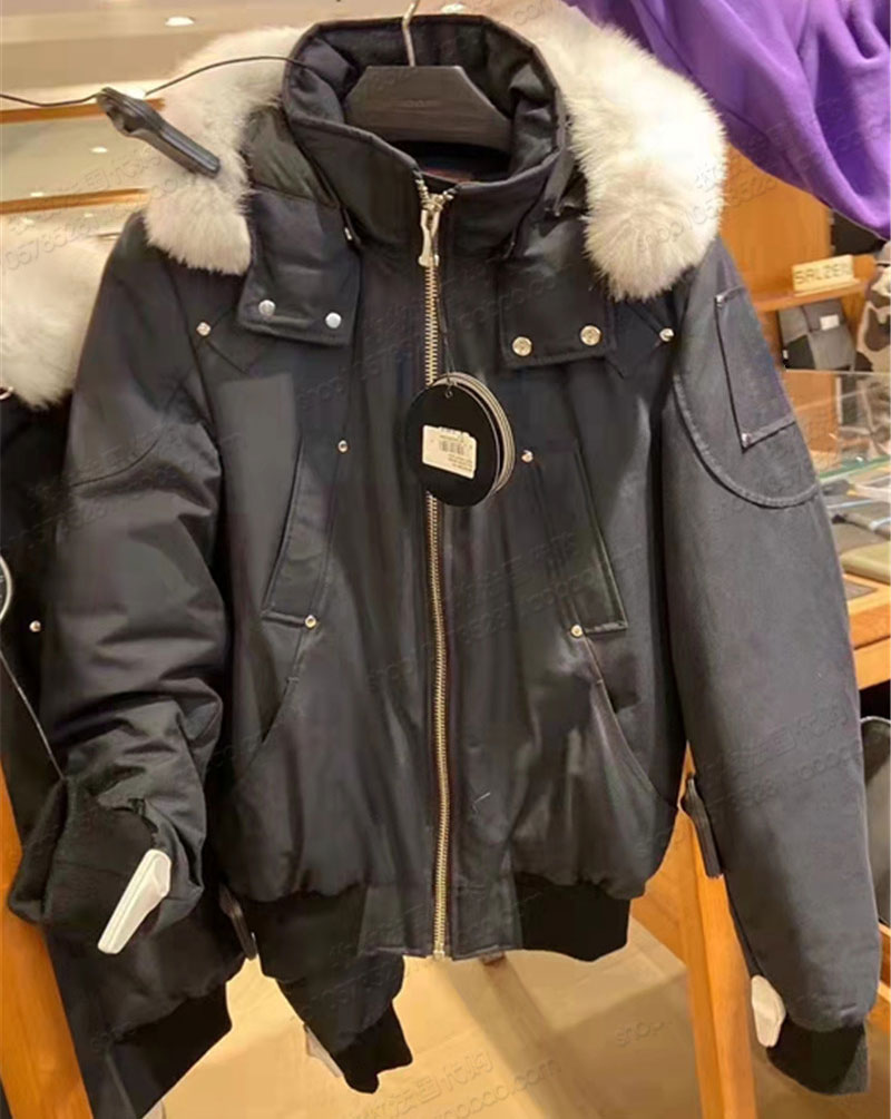 

22SS Casual Mens Moose Down Jacket Outwear Outdoor Doudoune Man Winter Coat Parkas Knuck Warm Clothings S-XXL, Opp bag