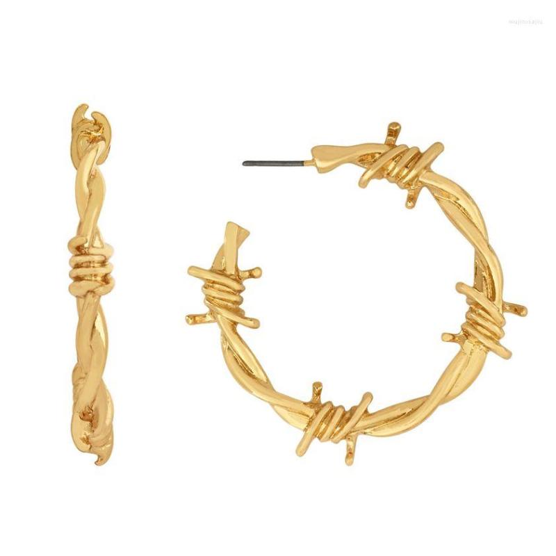 

Hoop Earrings High Quality Gold Color Copper For Women Small Simple Round Circle Huggies Ear Rings Steampunk Accessories