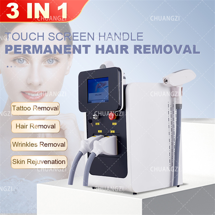 

Home Beauty Instrument Professional 3In1 Eyebrow Face Body Hair Removal Machine 755nm 808nm 1064nm 3 Wavelength Diode Beauty Equipment