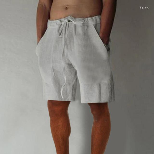 

Men's Shorts Men Summer Fashion Breathe Lightweight Thin Bermuda Drawstring Loose Beach Wear Bottoms