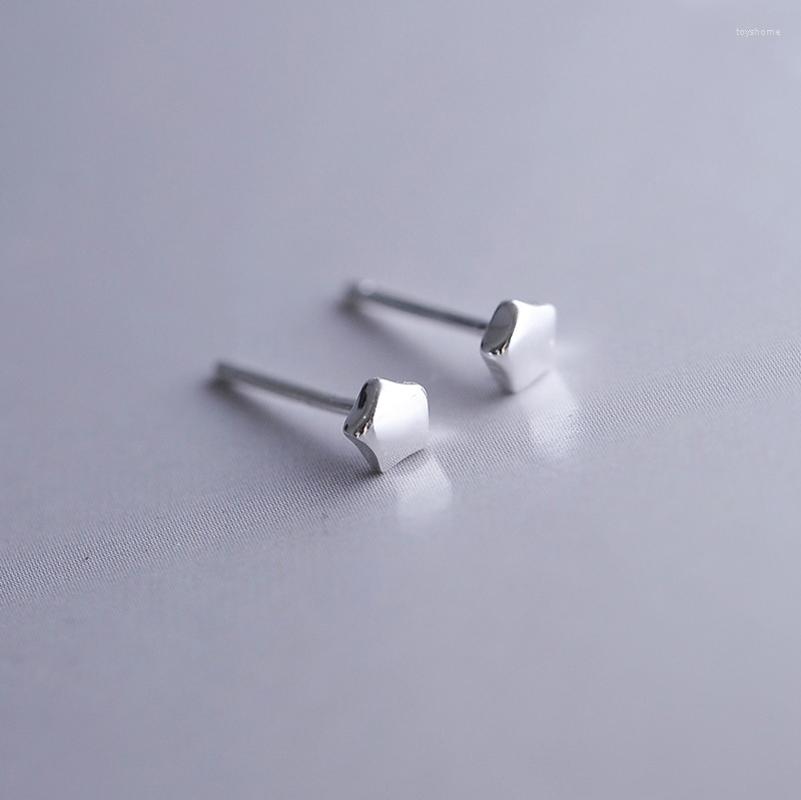 

Stud Earrings 925 PureSV Mini Small Earring Anti-allergic Women Brief Accessories