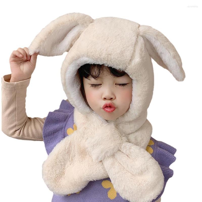 

Berets Winter Cute Cartoon Earflap Hat Girls Flannel Wrap Plush Cap Hats Neck Christmas Women Ear Scarf Gift W S0x9, 03