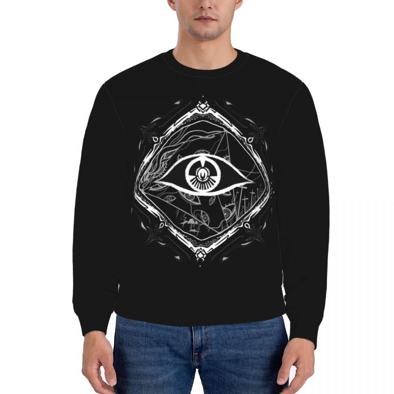 

Men' Sweaters Devil Fashion Original Designer Punk Rock Long Sleeve Couple Sweater Brand Artist Round Neck, Black