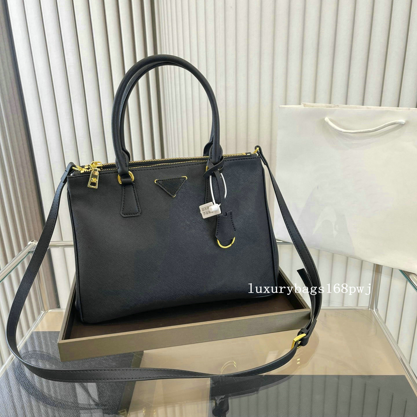 

designer bag the tote handbag crossbody bags casual women shoulder luxury large capacity purse fashion handbags shopping bag, Black