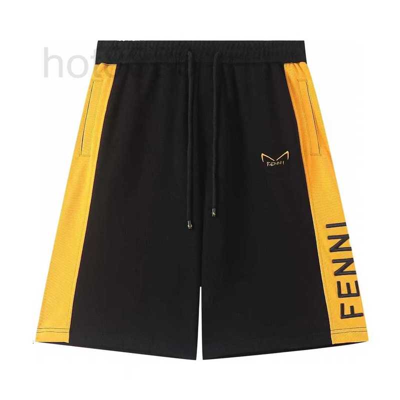 

Men's Shorts Designer 2022 Summer new color blocking design Embroidered letters with small monster loose version W8TA, Black6